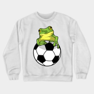 Frog with Soccer ball Crewneck Sweatshirt